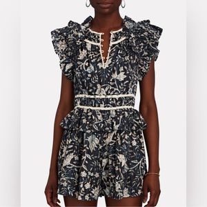Ulla Johnson Endah playsuit in black